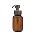 Amber Hand Wash glass liquid Soap Dispenser